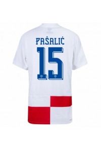 Kroatië Mario Pasalic #15 Voetbaltruitje Thuis tenue EK 2024 Korte Mouw